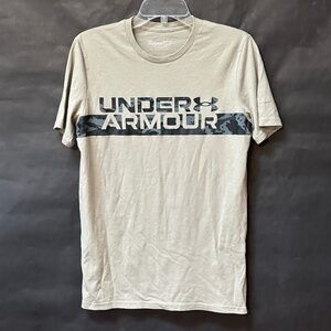 Under Armor Gray Athletic Activewear Short Sleeve Tee Shirt